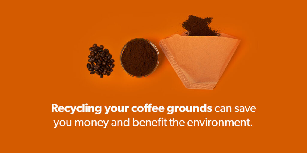 Recycling your coffee grounds